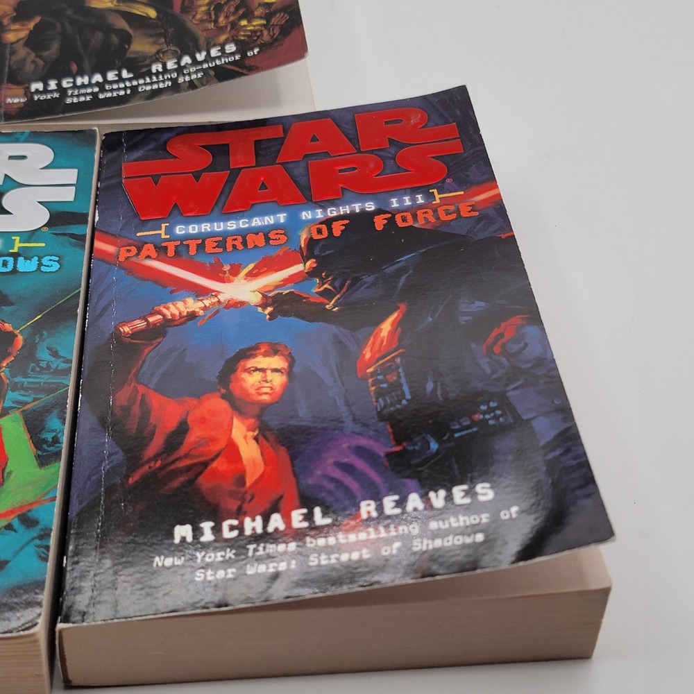Michael Reaves Star Wars Coruscant Nights Trilogy Paperback‎ Legends Lot Good - Picture 4 of 15